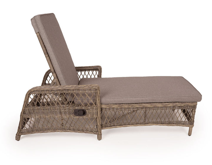 Valencia Sunbed BROWN – incl. Cushions