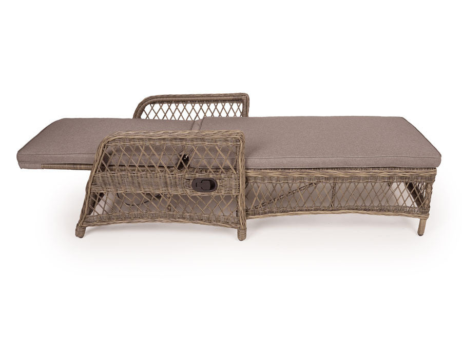 Valencia Sunbed BROWN – incl. Cushions