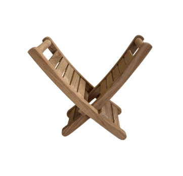 Teak Tissue Holder