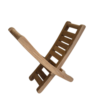 Teak Tissue Holder
