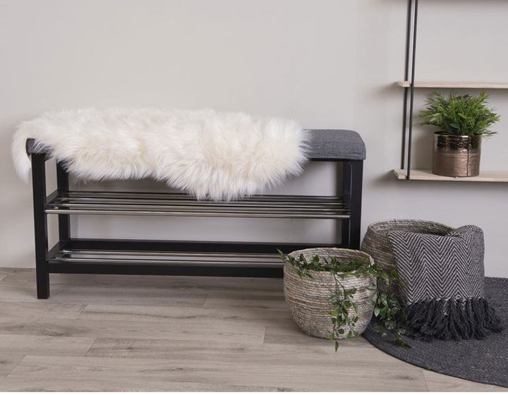 Lambskin cushion Imitation - Nature - 50x85 cm