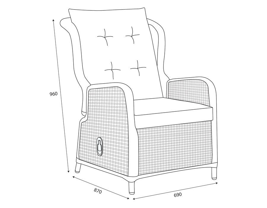 Miriam lounge set - w/PUMP