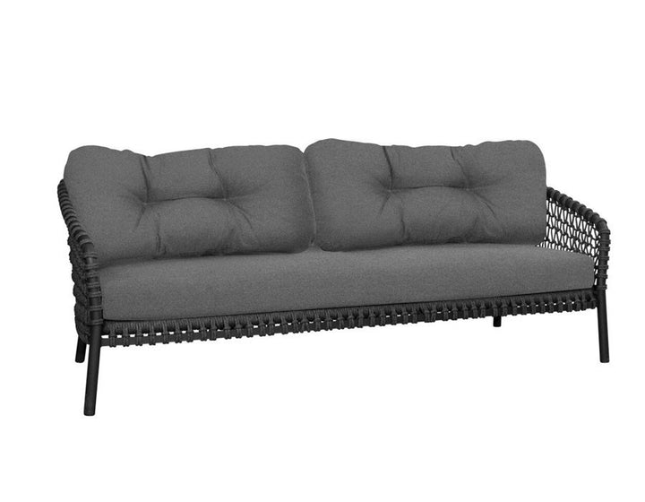 Cane-line Ocean Large 3-seater sofa DARK GREY