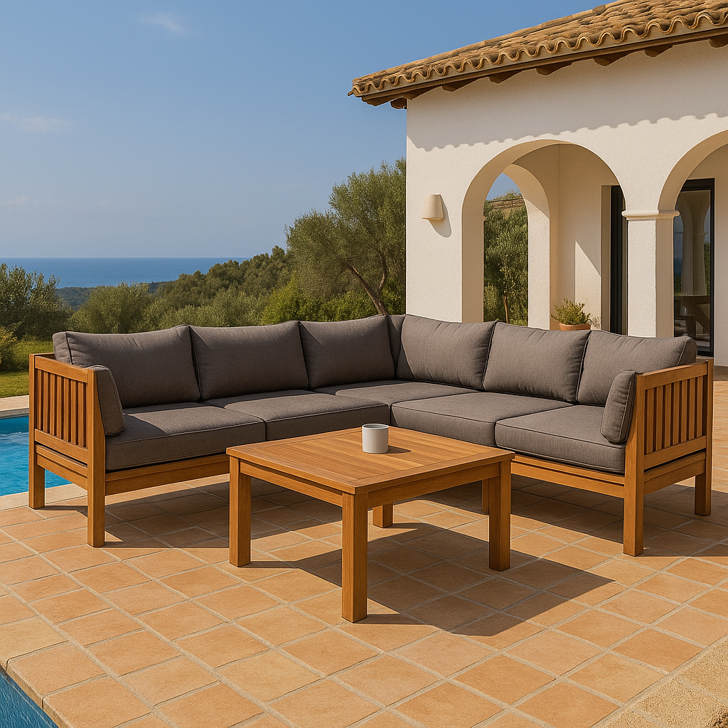 Colorado Modular Set – w/ Table 80x80 incl. MONACO Cushions