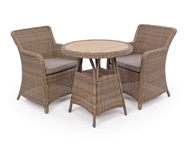 Rio DUSTY Café Set - w/ 2 Dining Chairs