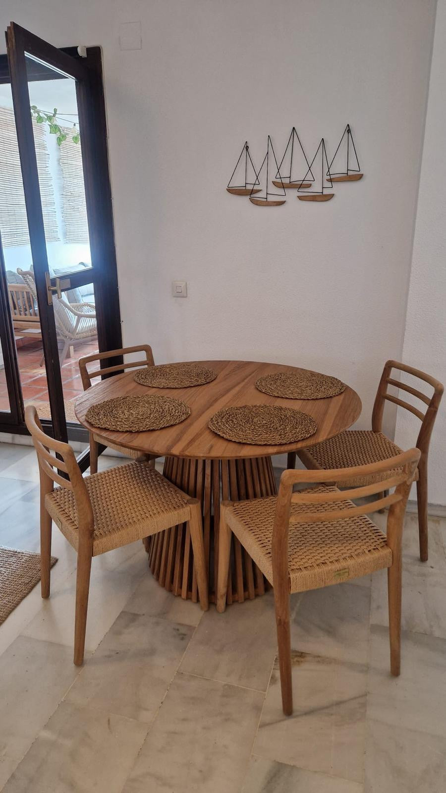 Surya Table ROUND CLASSIC TEAK – Ø110 cm