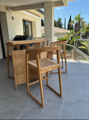 Oliver Bar Chair - CORE TEAK