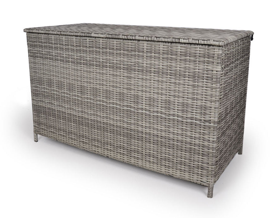 Tala Cushion Box LARGE – Light Grey Wicker – 160x97x80 cm
