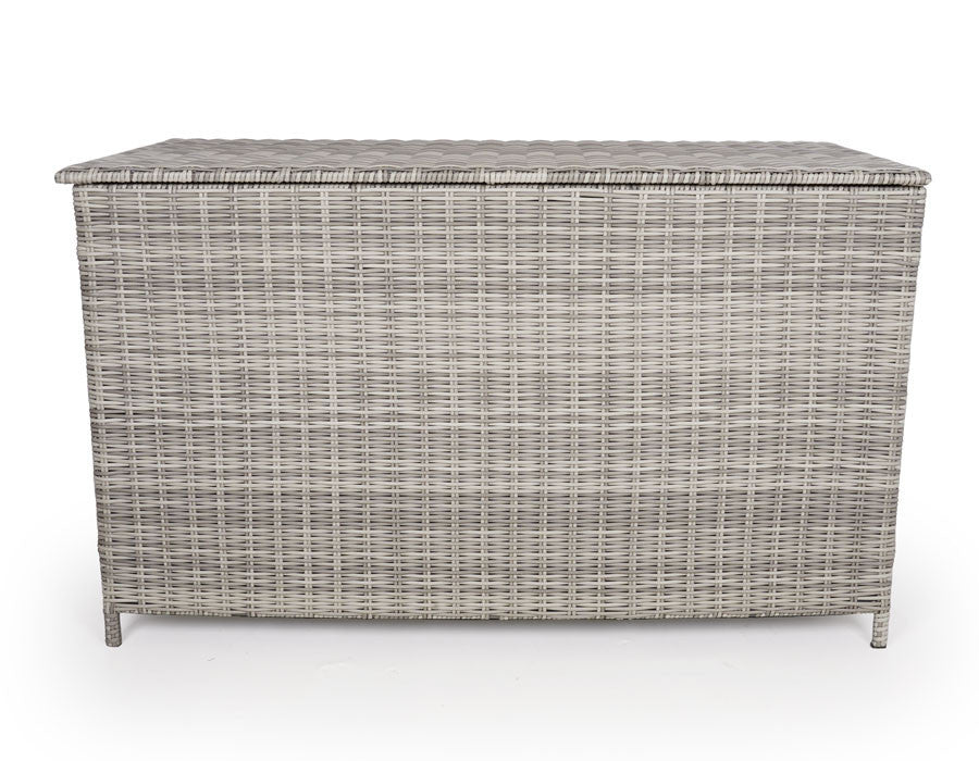 Tala Cushion Box LARGE – Light Grey Wicker – 160x97x80 cm