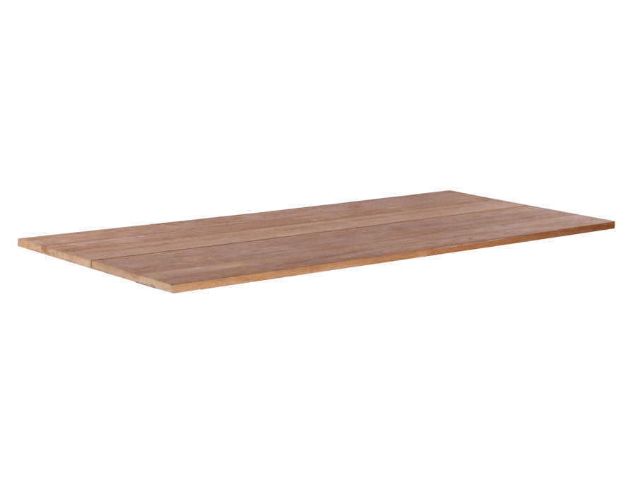Milo Tabletop 90x200 cm + teak table legs Trapezoid