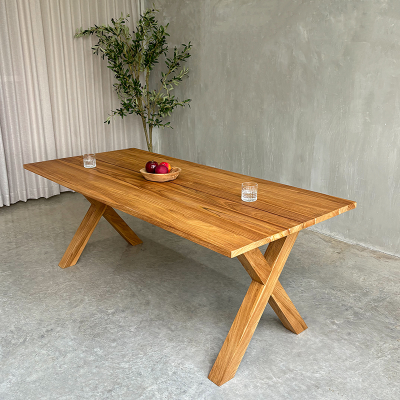 Dining Table, featuring straight edges - 200 x 90 cm