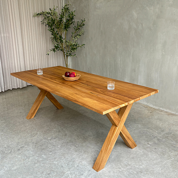 Dining Table, featuring straight edges - 200 x 90 cm