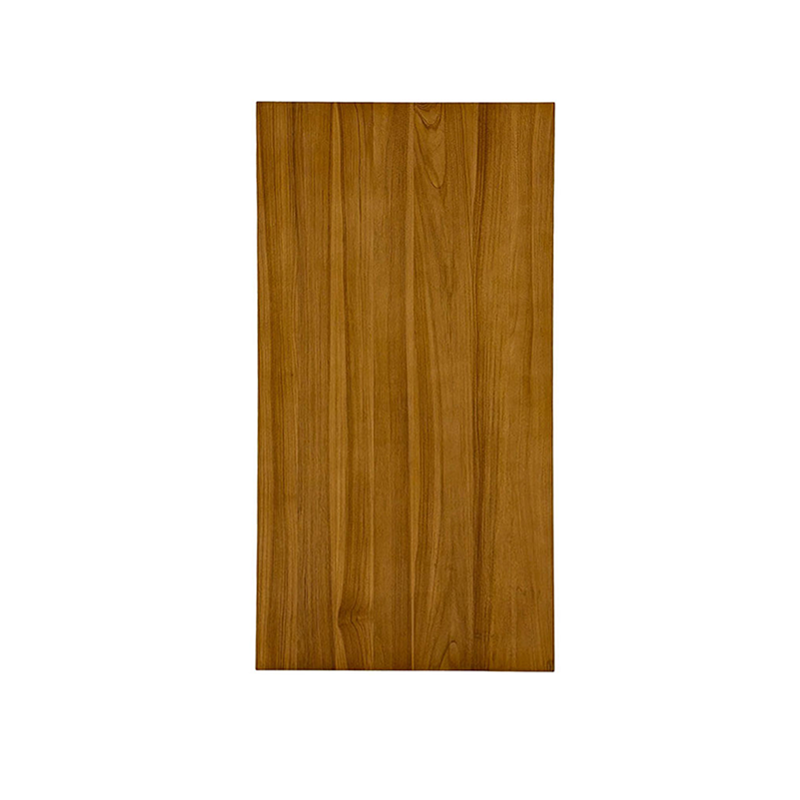 Elena 2 planks table top straight edges - 160 x 80 cm with X legs