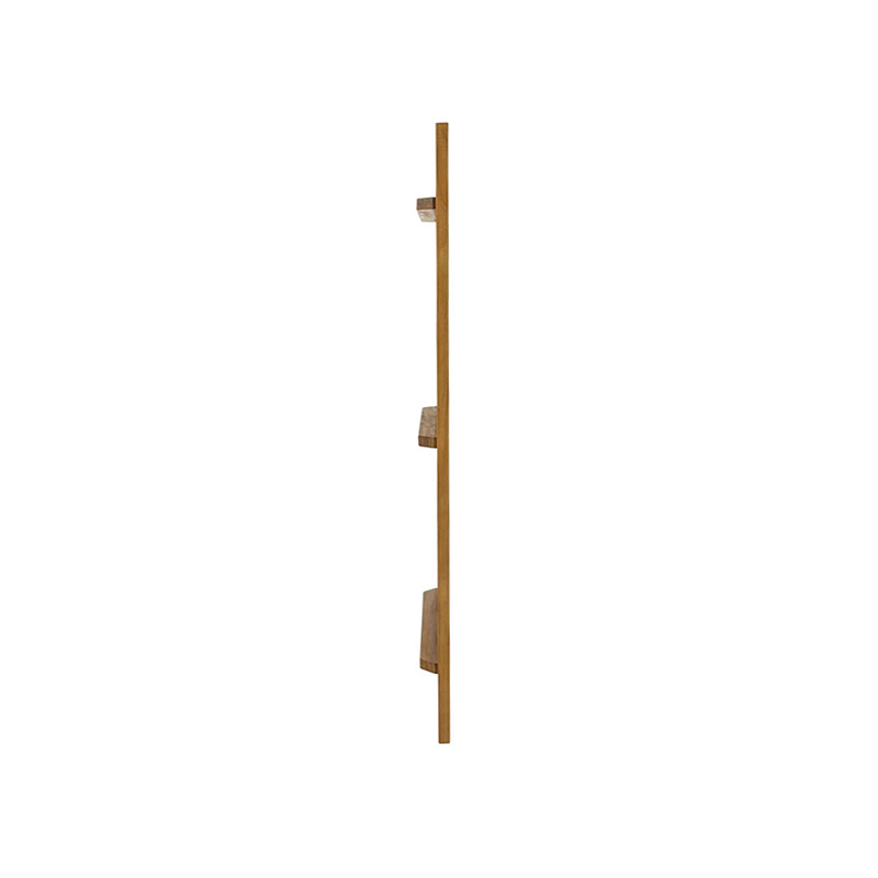 Elena 2 planks table top straight edges - 160 x 80 cm with X legs