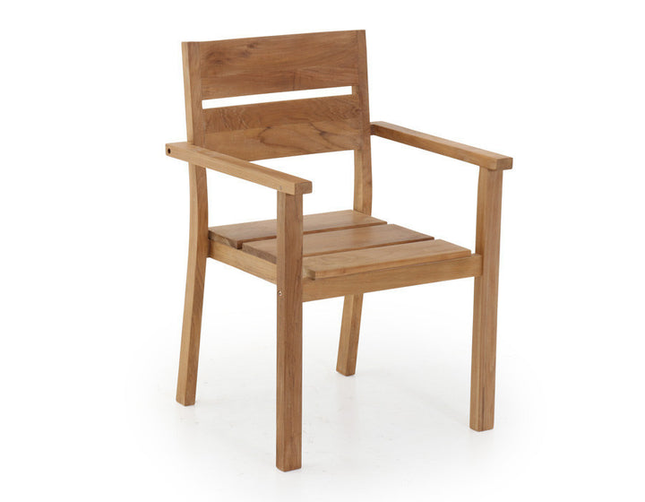 Hercules chair with armrest - Core teak