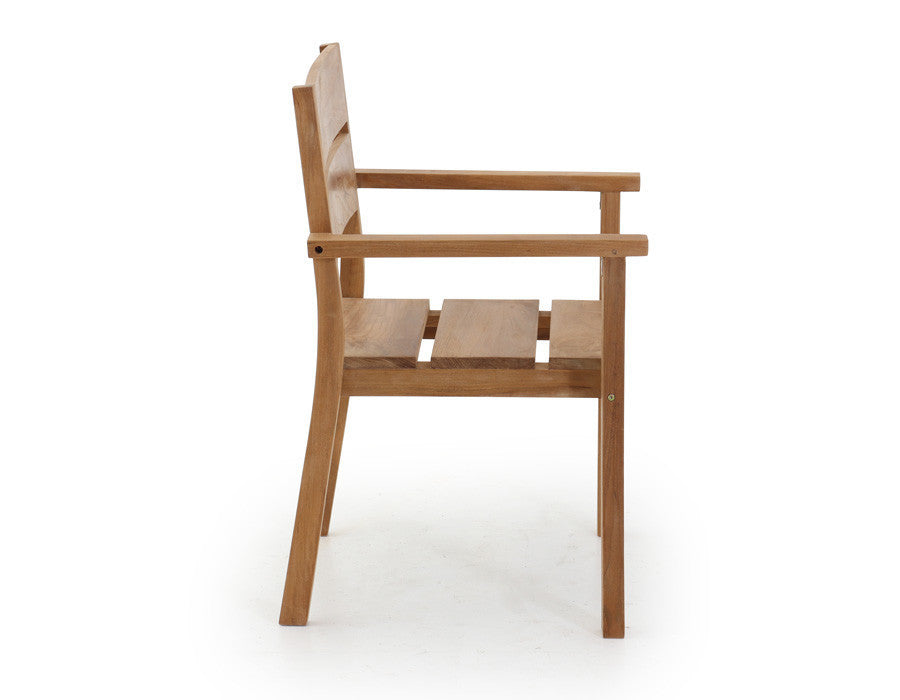 Hercules chair with armrest - Core teak
