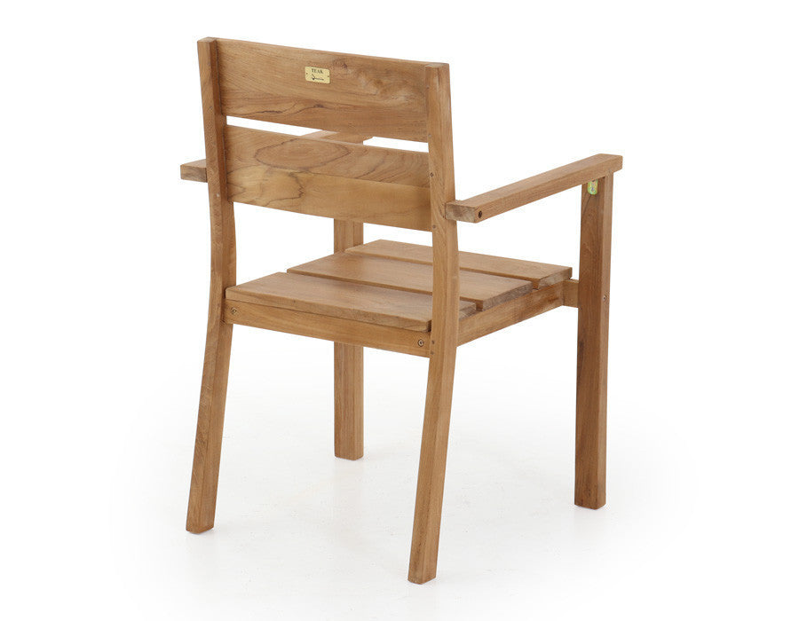 Hercules chair with armrest - Core teak