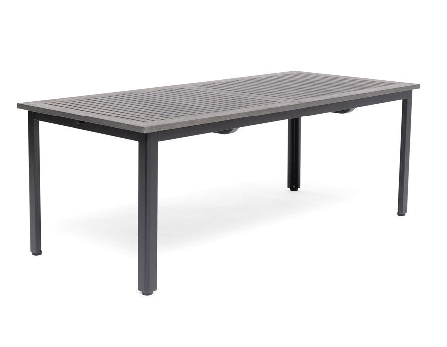 Nydala Geneve Garden Furniture Set w/6 Chairs - 200/280 cm - GREY