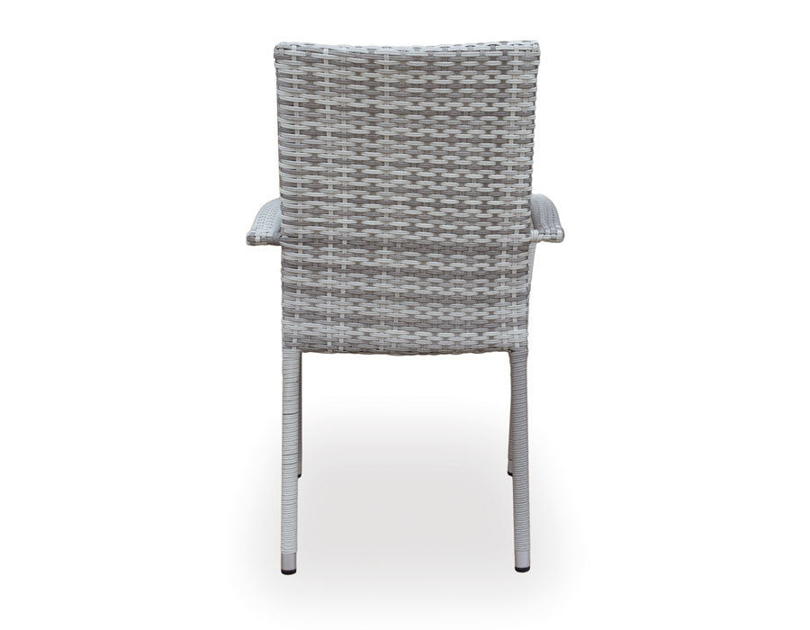 Nydala Geneve Garden Furniture Set w/6 Chairs - 200/280 cm - GREY