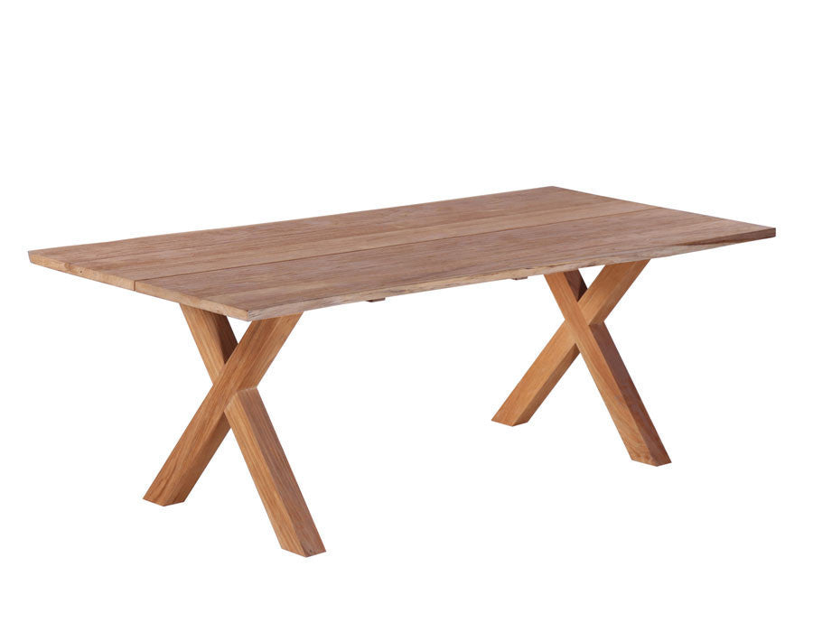 Maxi table top100x240 cm + X-Legs CORE TEAK