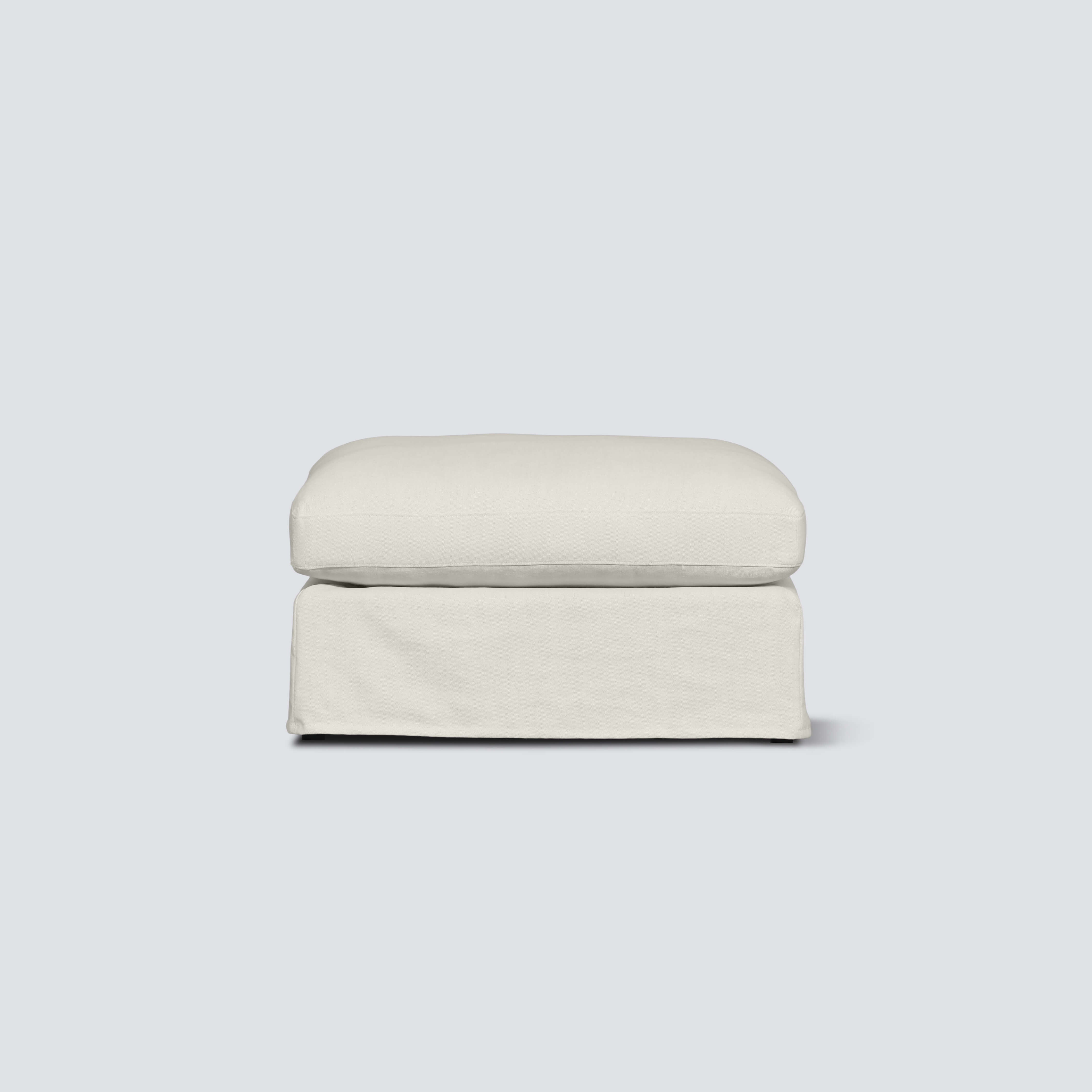 Milos Sofa Pouf - Cream Coloured