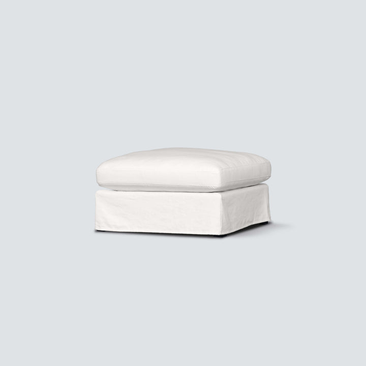 Milos Sofa Pouf - Cream Coloured