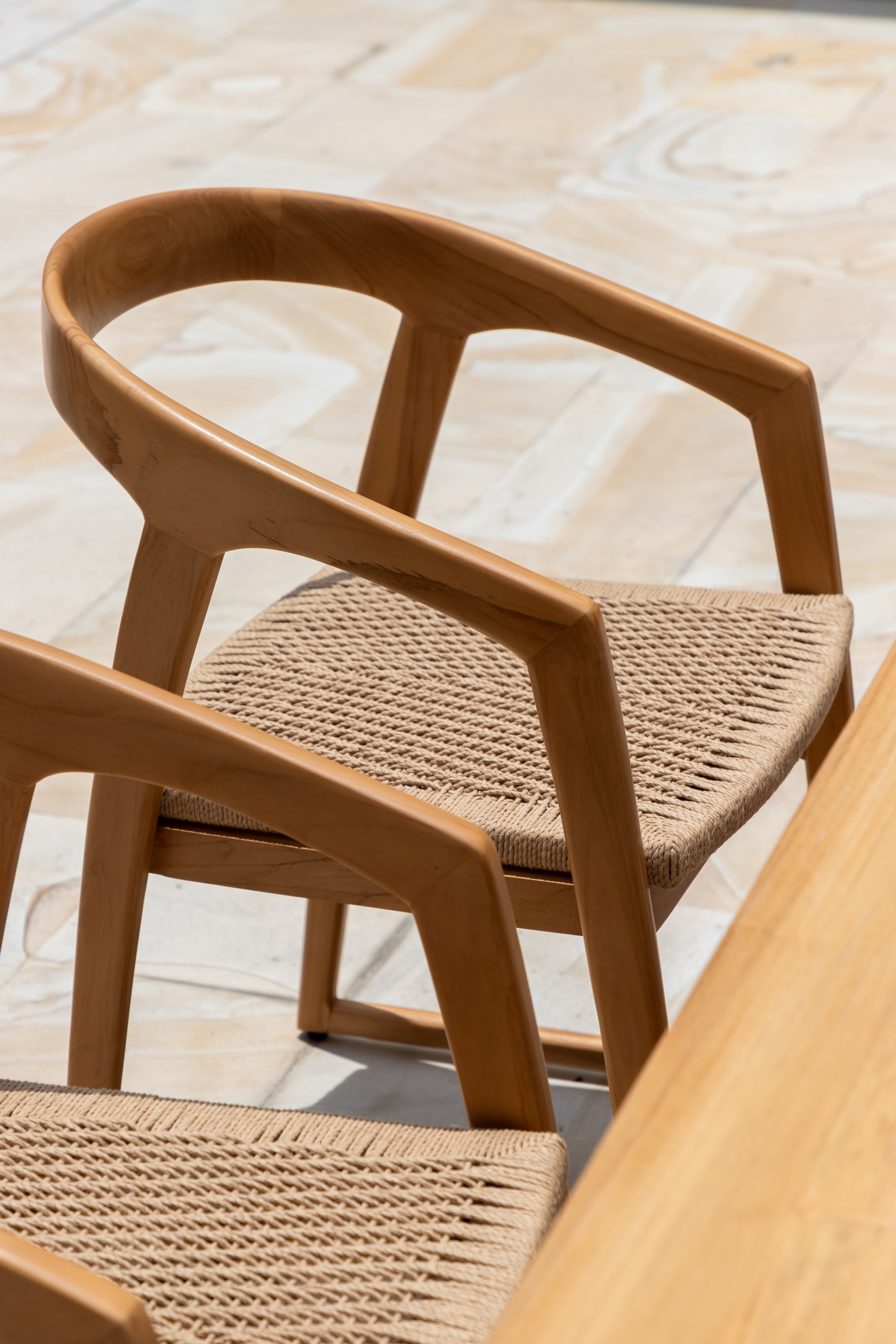 Hercules Garden Furniture Set – 200 cm Table w/ 4 Venice Chairs