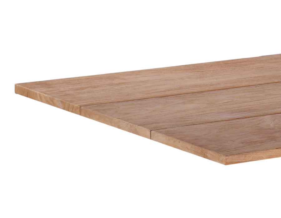 Mako Outdoor Table Top – 240x100 cm, 3 Planks Straight Edges