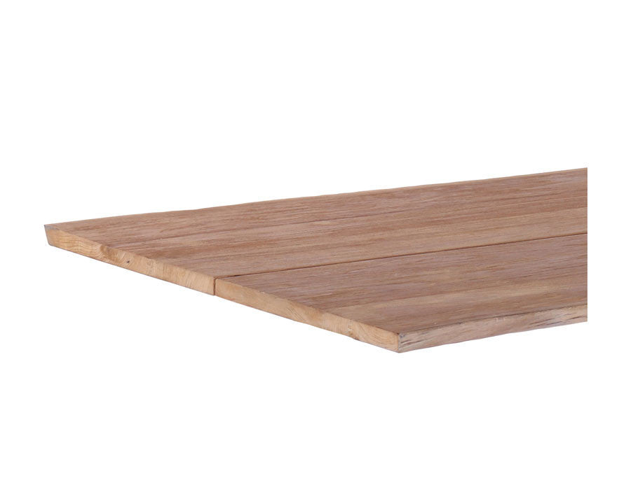 Maxi Outdoor Table Top – 200x90 cm Core Teak, 2 Planks Live Edges