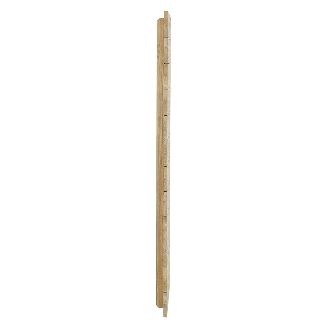 Miki Outdoor Table Top – 240x100 cm Core Teak, Short Slat Design