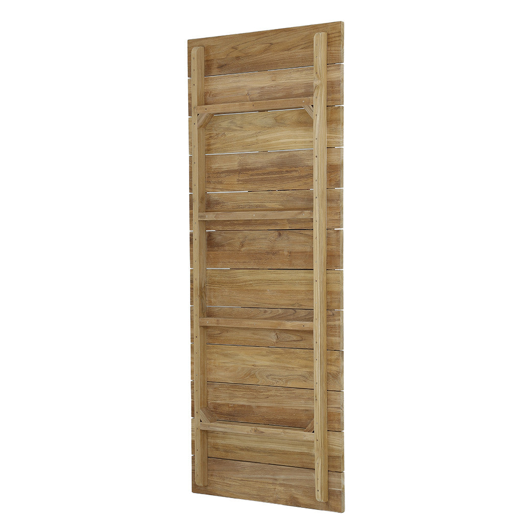 Miki Outdoor Table Top – 240x100 cm Core Teak, Short Slat Design