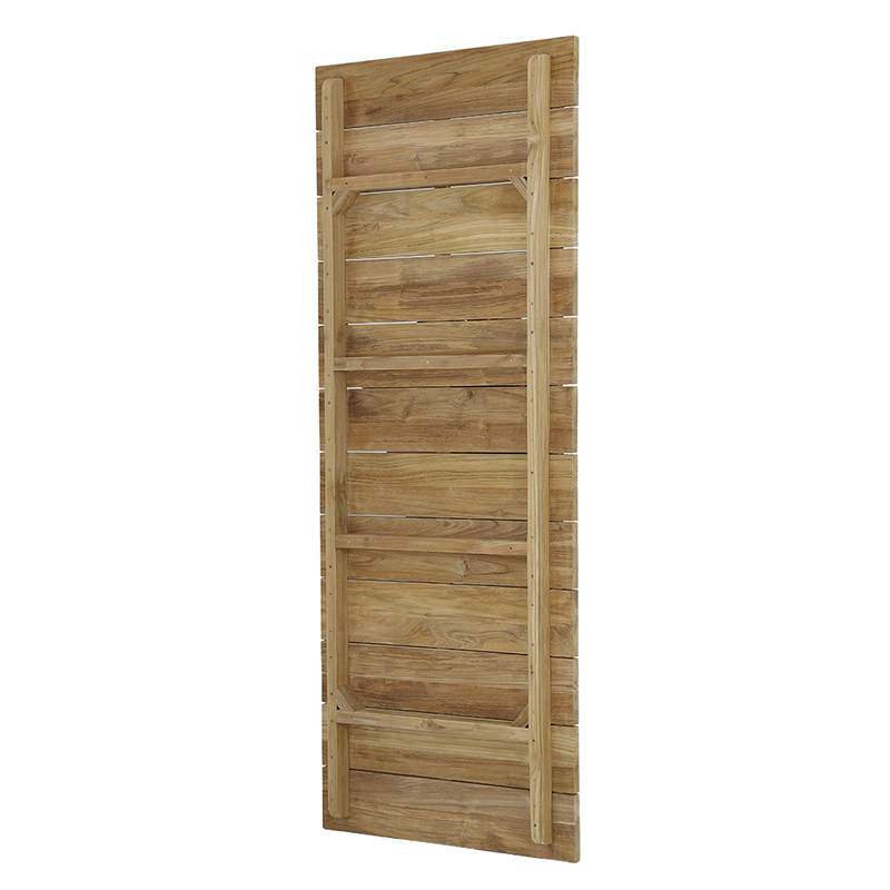 Miki Outdoor Table Top – 240x100 cm Core Teak, Short Slat Design