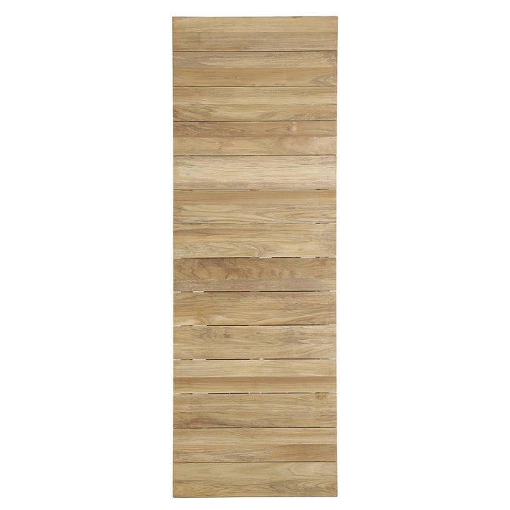 Miki Outdoor Table Top – 290x100 cm Core Teak, Short Slat Design