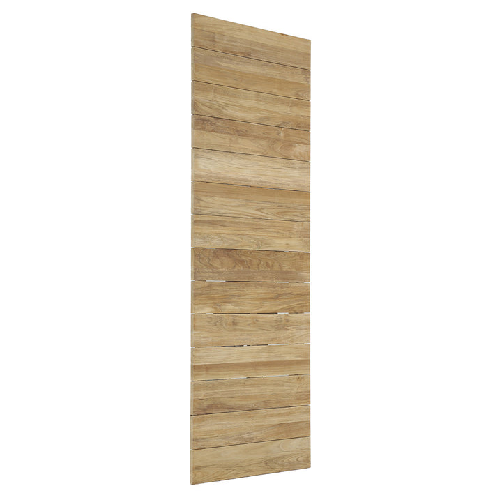 Miki Outdoor Table Top – 290x100 cm Core Teak, Short Slat Design