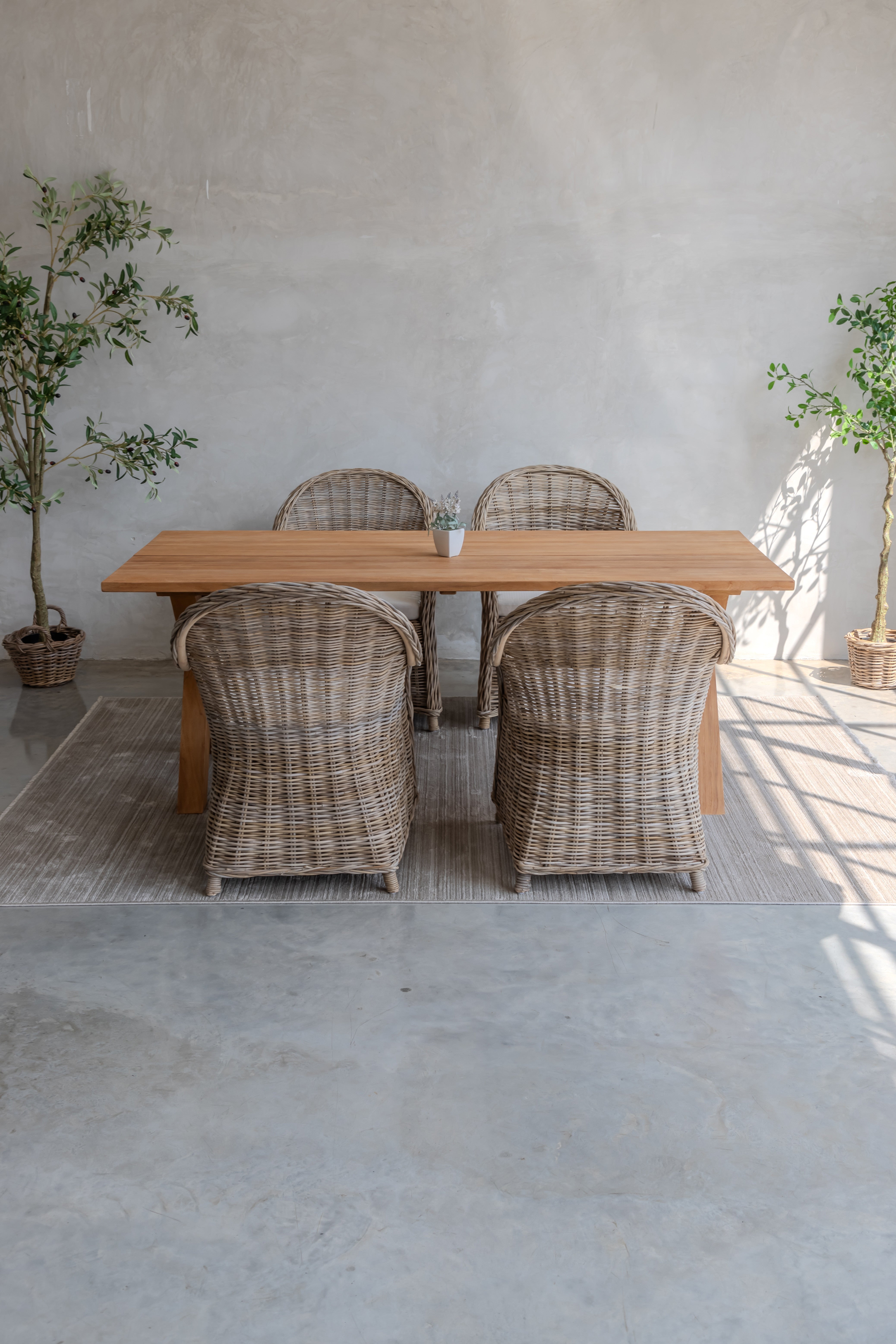 Elene Table Top – 246x100 cm, 2 Planks Straight Edges