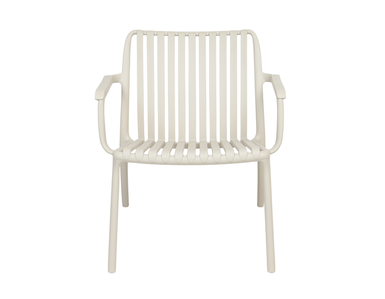 Sonja lounge chair grey / white