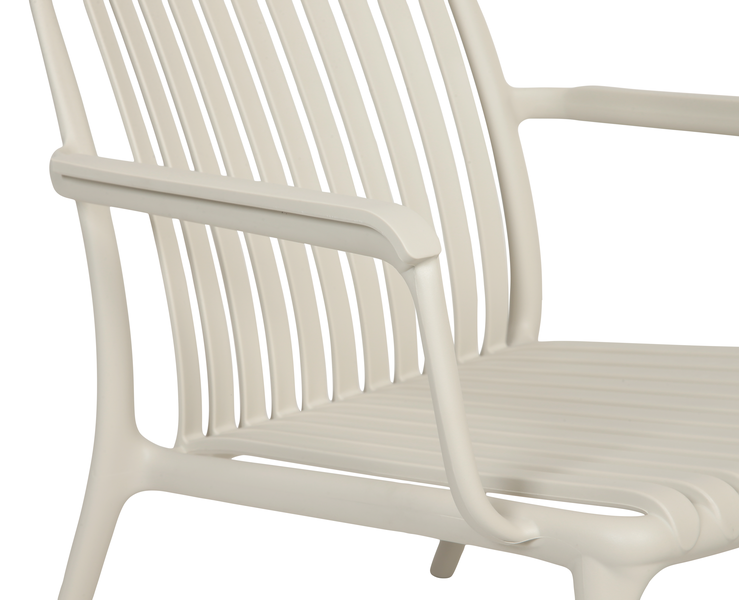 Sonja lounge chair grey / white