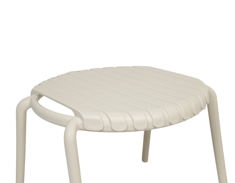 Sonja side table grey / white