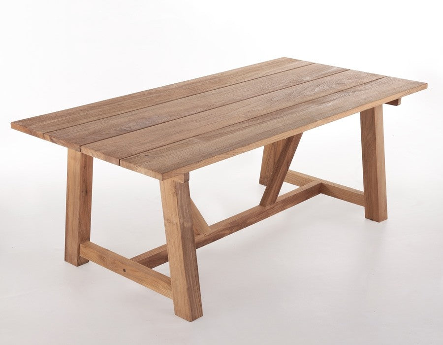 Hercules Garden Furniture Set CORE TEAK – 200 cm w/ Mia Armrests