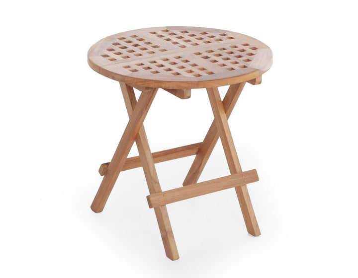 Folding Table ROUND CORE TEAK – 50 cm