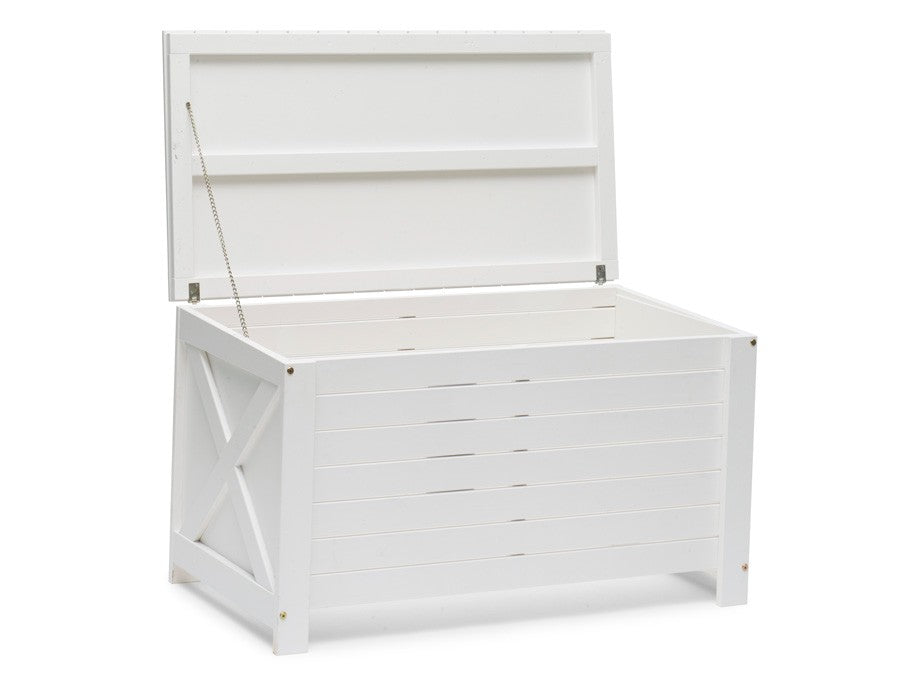 Lagan Cushion Box WHITE WOOD
