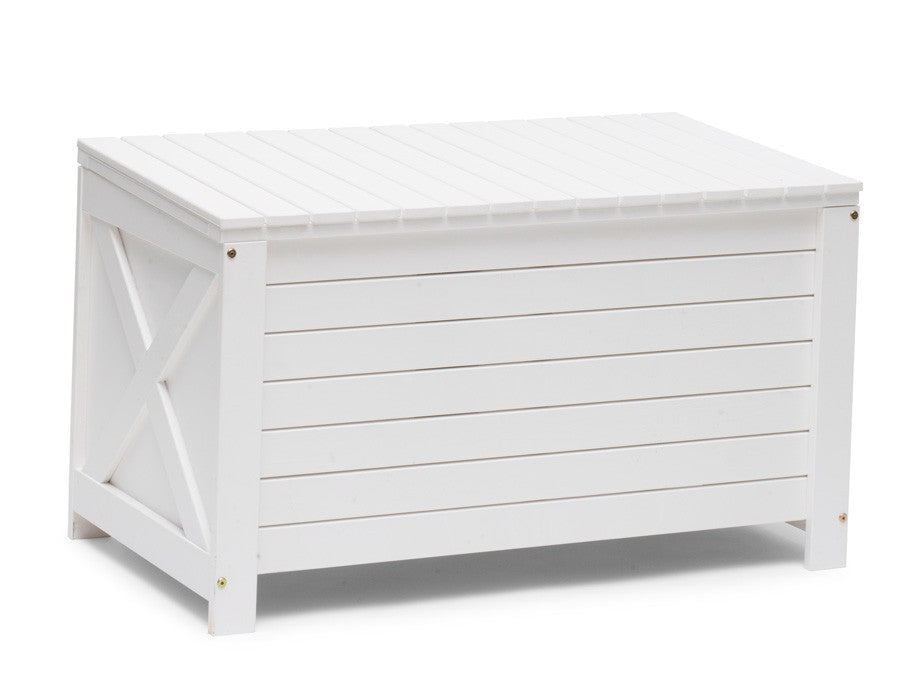 Lagan Cushion Box WHITE WOOD