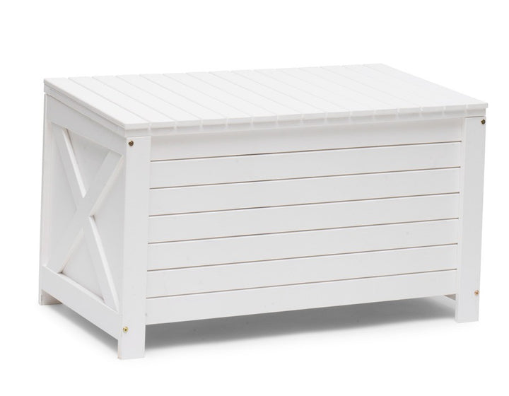 Lagan Cushion Box WHITE WOOD