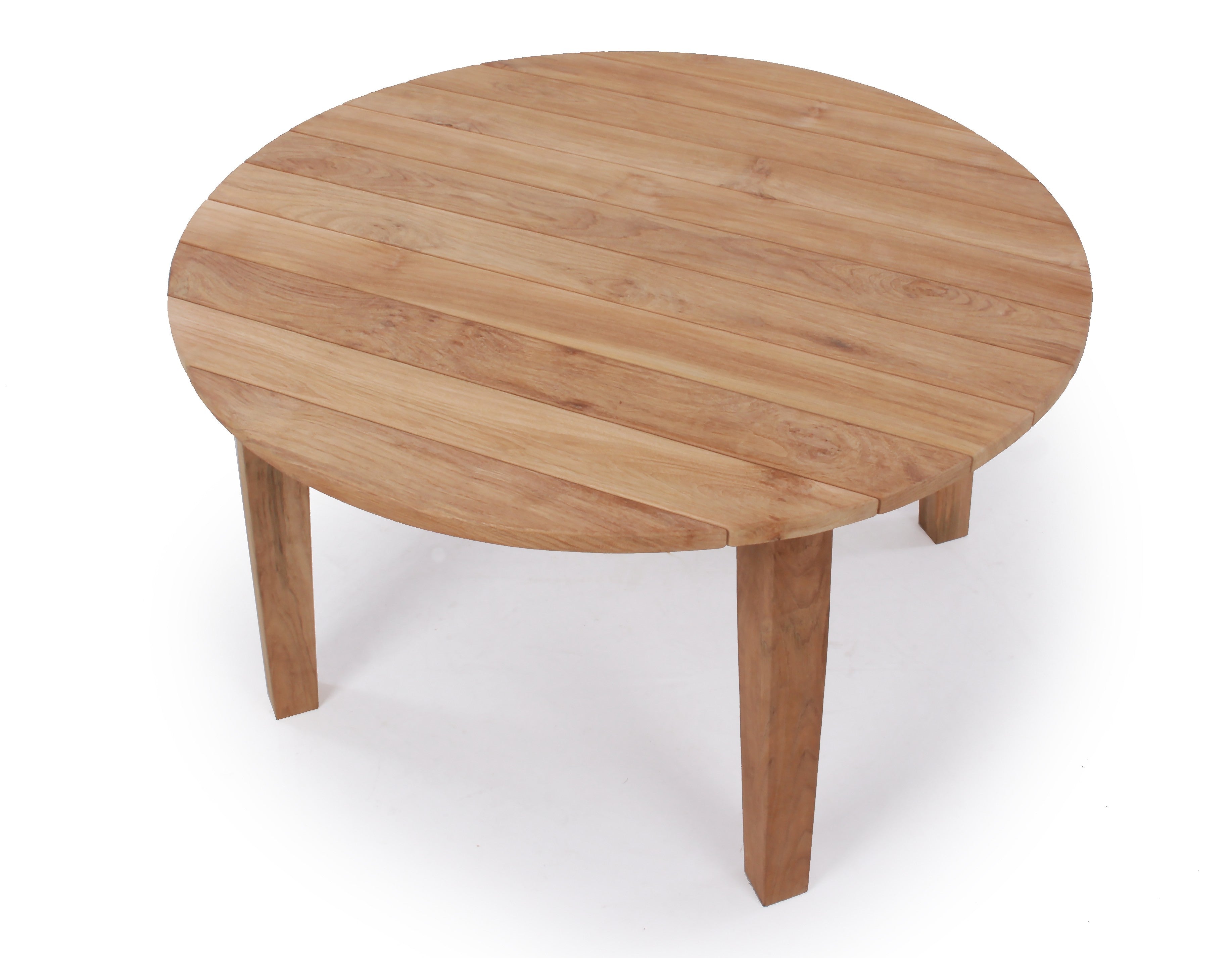 Kansas Table ROUND TEAK – 130 cm