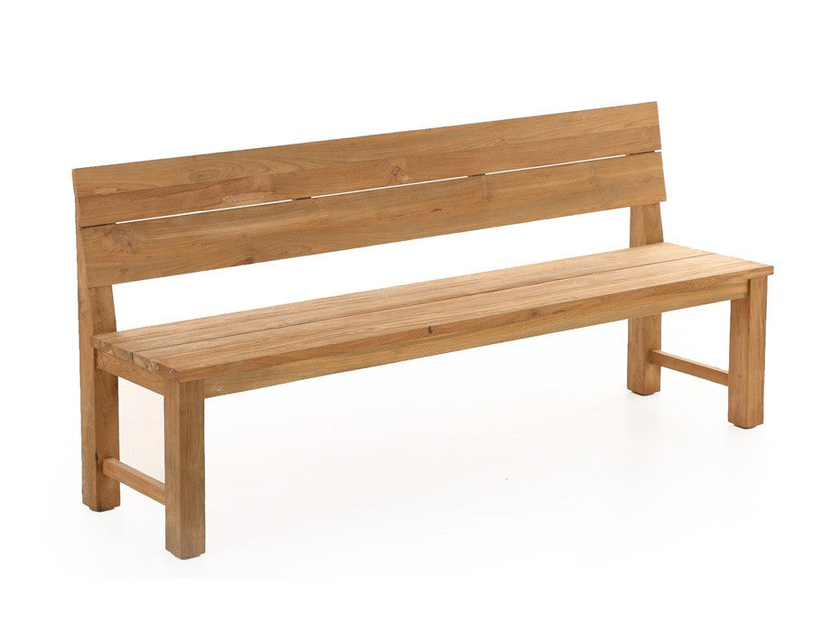 Duncan Backrest Bench CORE TEAK – 200 cm
