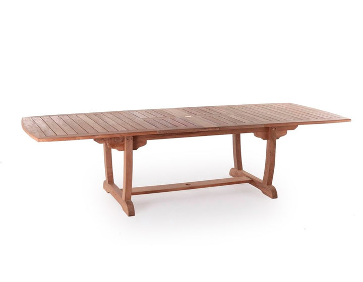 Calais Table CORE TEAK - w/ 2 extendable plates