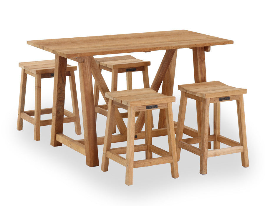 Hercules Bar Set – 4 Chairs & Bar Table
