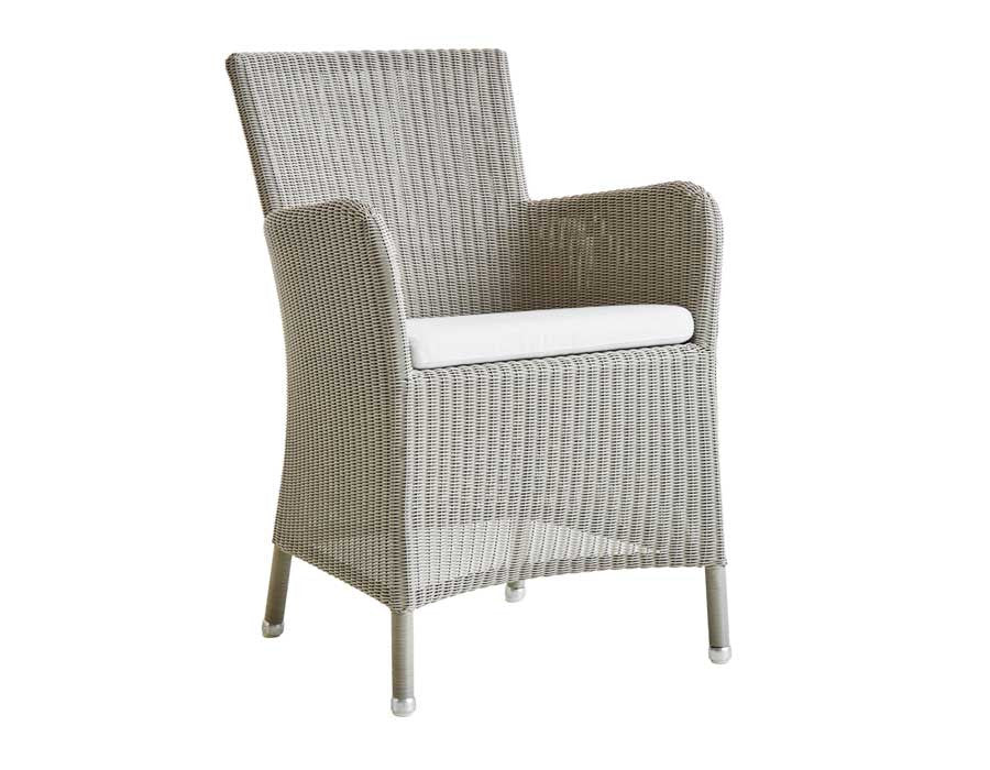 Cane-line Cushion WHITE NATTÉ – for Hampsted Chair w/ Armrest