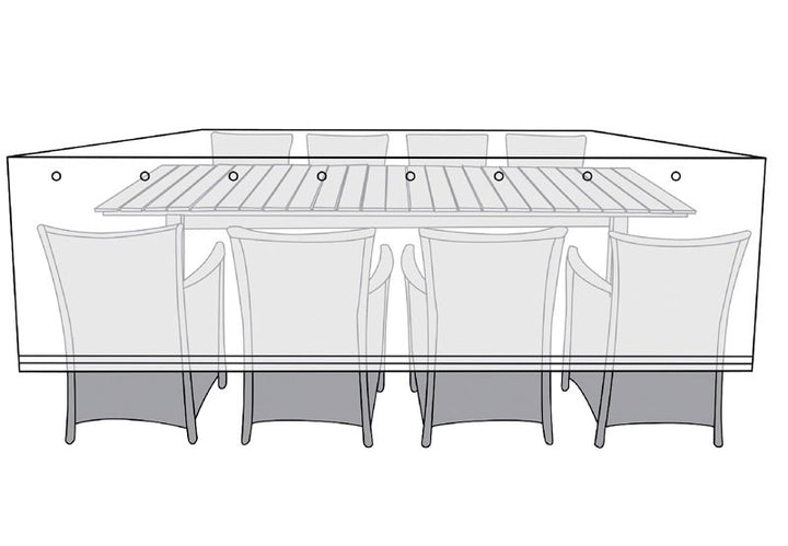 Cover – 300x145 cm for Table w/ 8 Chairs