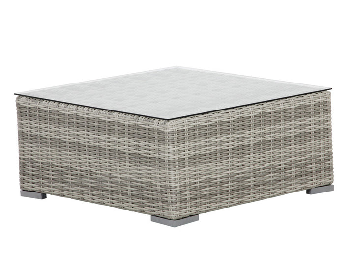 Rio Sofa Table LIGHT GREY – w/ Glass Top